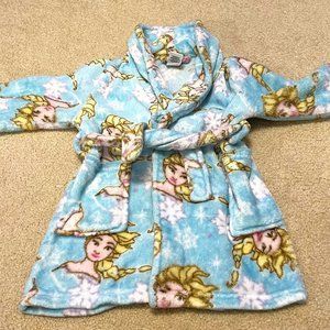 Disney Frozen Elsa Girls Bedtime Robe With Belt - Size 2T
